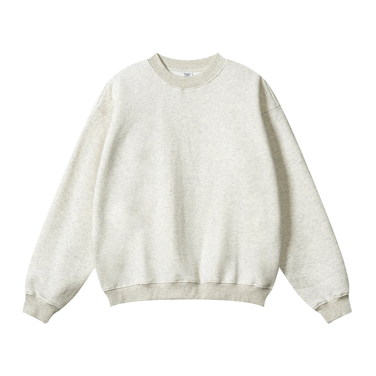 Solid French Terry Oversized Sweatshirt-INNBLAC Fashion Apparel