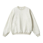 Solid French Terry Oversized Sweatshirt-INNBLAC Fashion Apparel