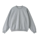 Solid Crew Neck Comfort Sweatshirt-INNBLAC Fashion Apparel
