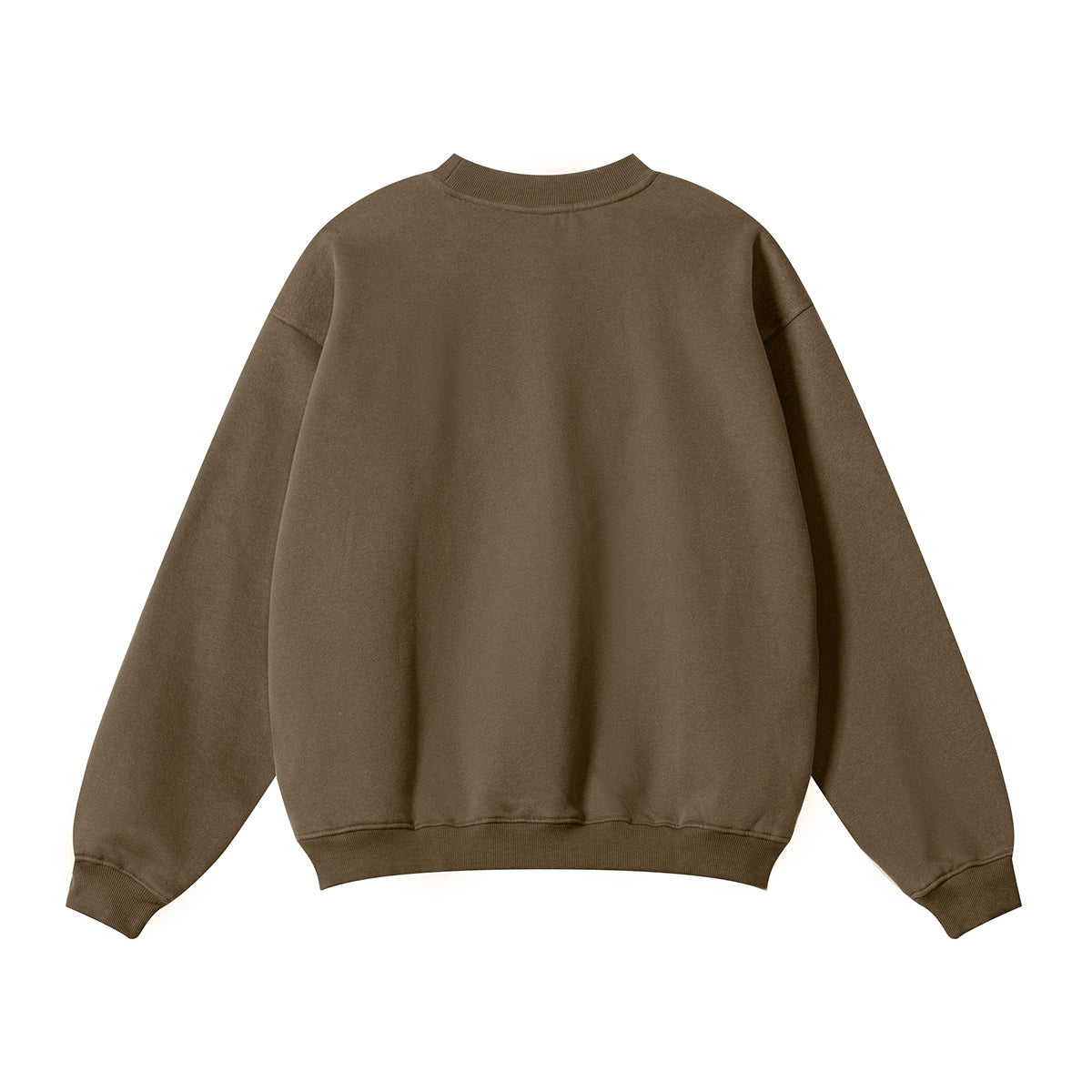 Solid French Terry Oversized Sweatshirt-INNBLAC Fashion Apparel