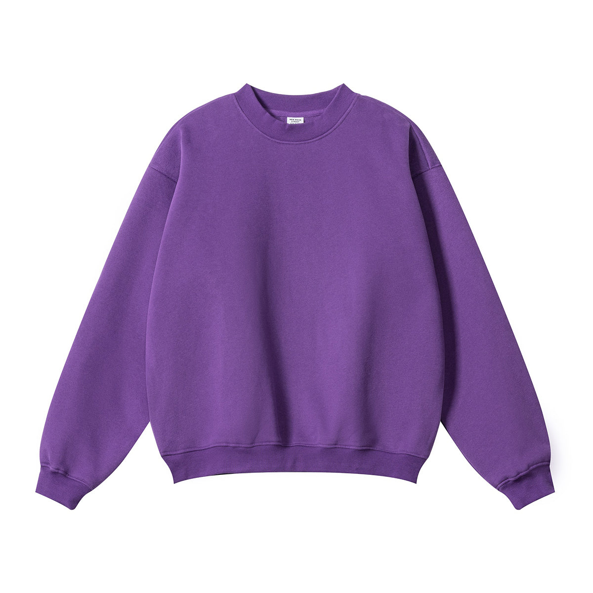 Solid French Terry Oversized Sweatshirt-INNBLAC Fashion Apparel