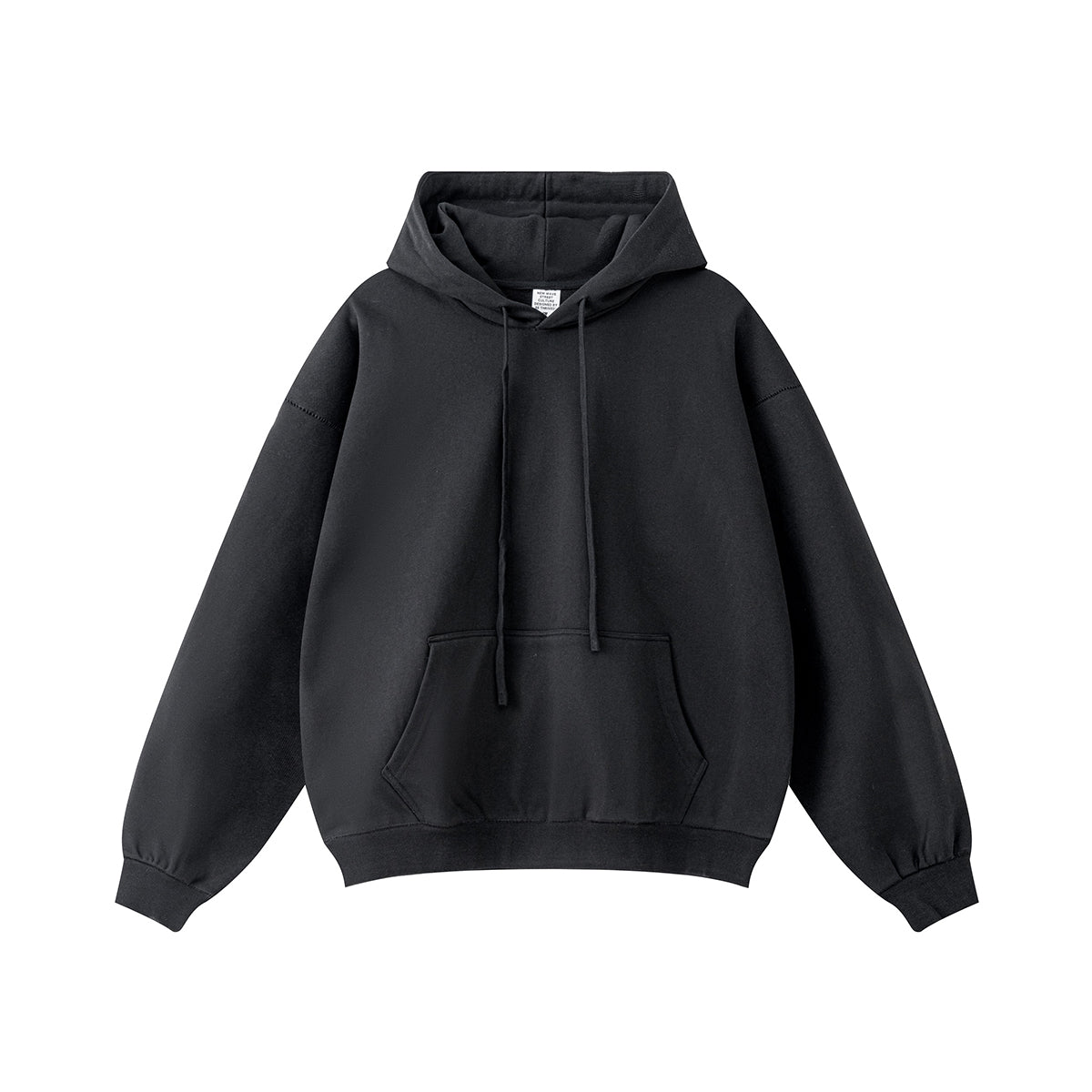 Solid French Terry Pullover Hoodie-INNBLAC Fashion Apparel