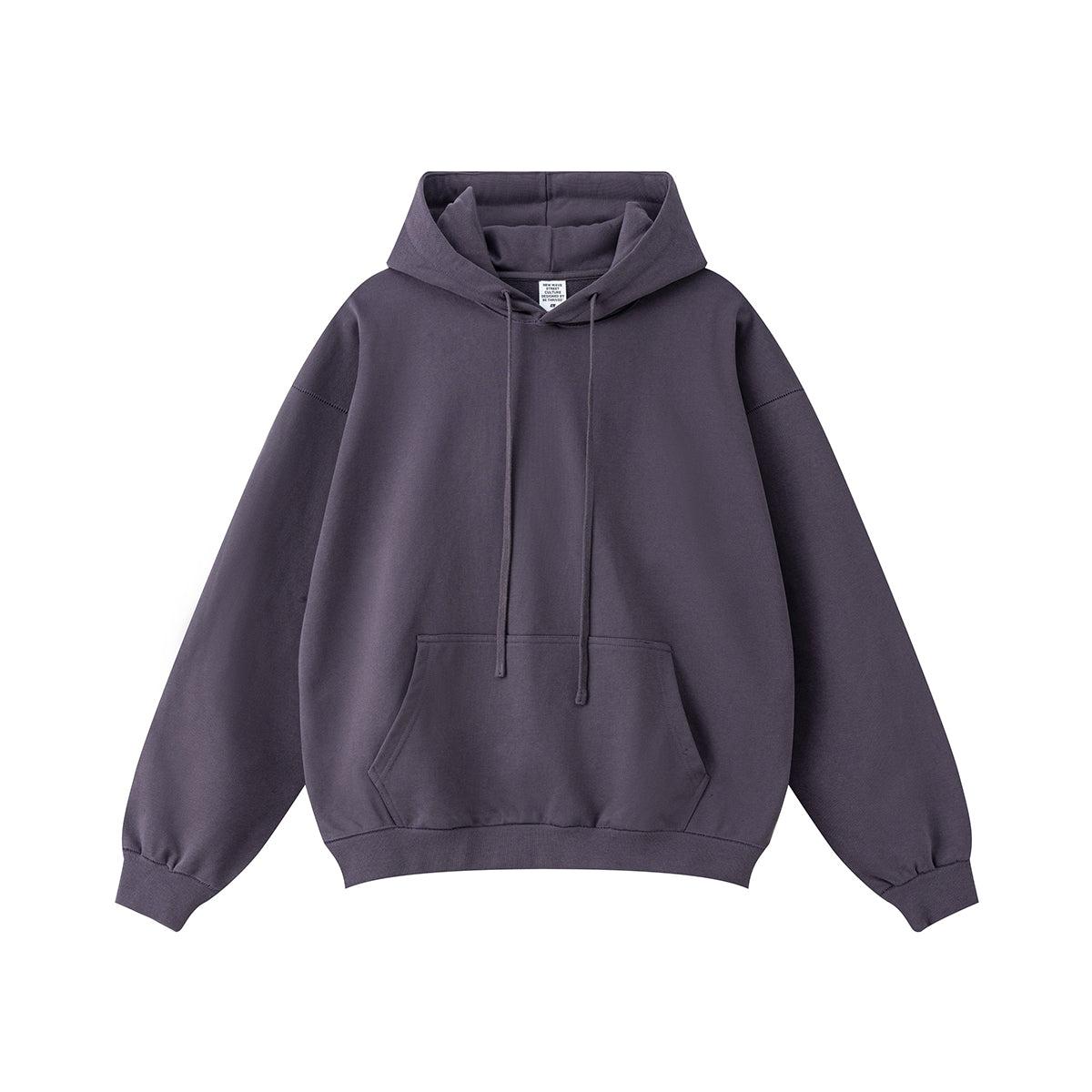 Solid French Terry Pullover Hoodie-INNBLAC Fashion Apparel