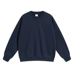 Solid Color French Terry Sweatshirt-INNBLAC Fashion Apparel