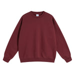 Solid Color French Terry Sweatshirt-INNBLAC Fashion Apparel