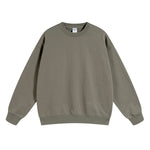 Solid Color French Terry Sweatshirt-INNBLAC Fashion Apparel