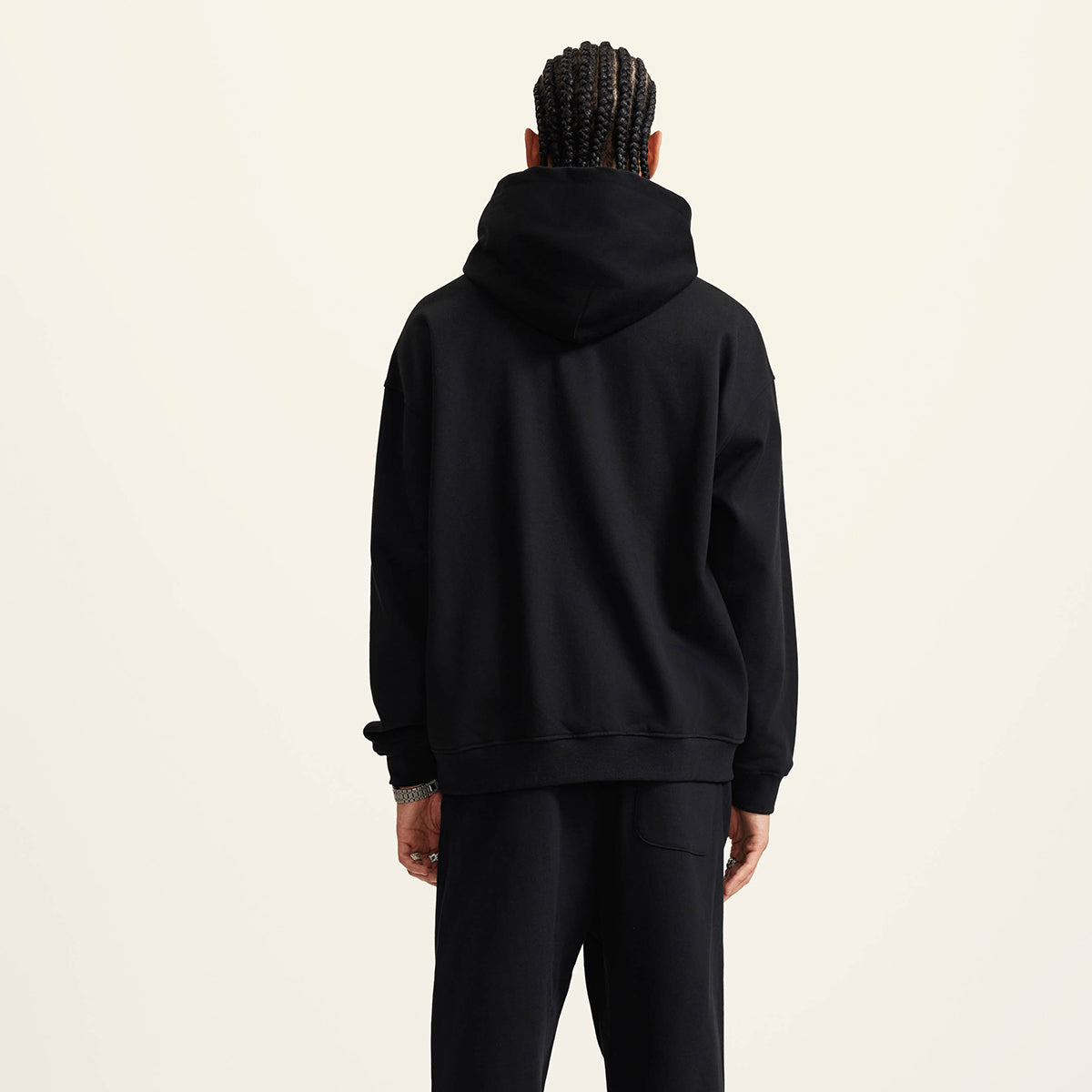 Solid Color Kangaroo Pocket Hoodie-INNBLAC Fashion Apparel