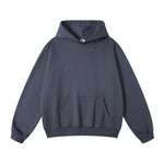 Solid Color Kangaroo Pocket Hoodie-INNBLAC Fashion Apparel