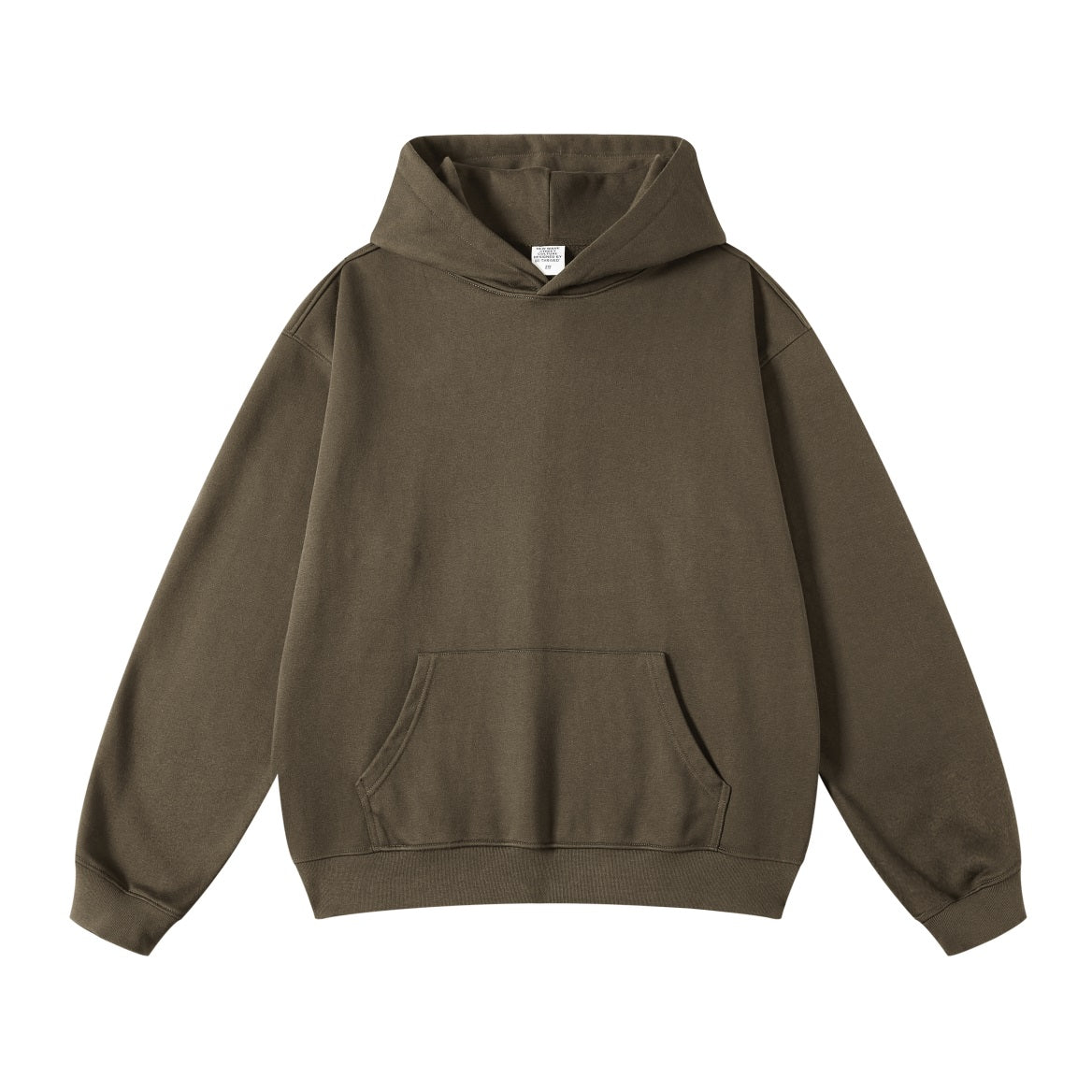 Solid Color Kangaroo Pocket Hoodie-INNBLAC Fashion Apparel