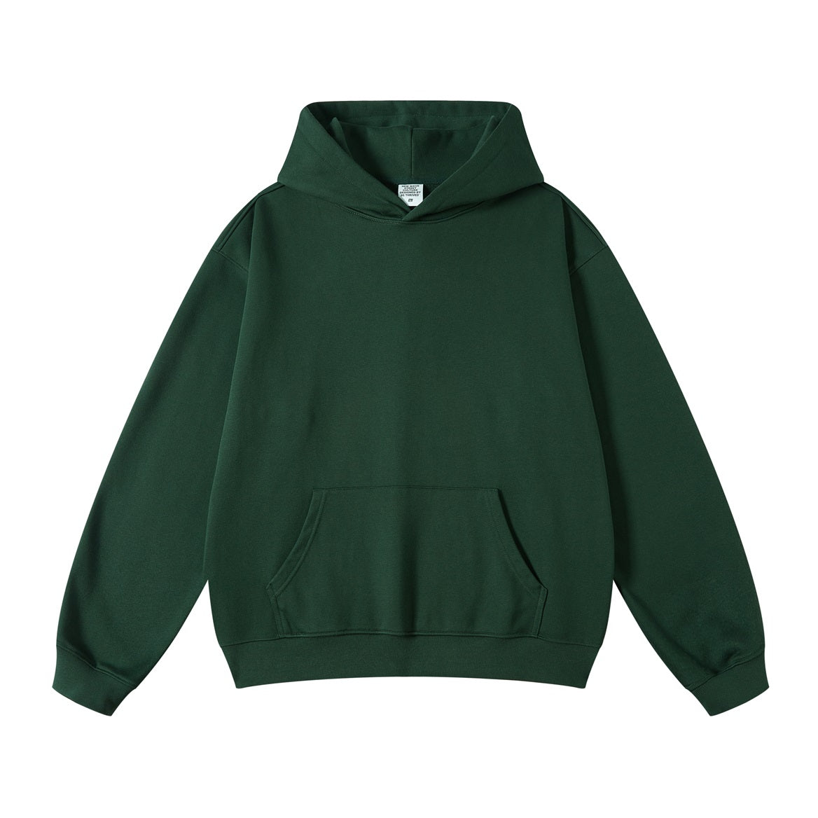 Solid Color Kangaroo Pocket Hoodie-INNBLAC Fashion Apparel