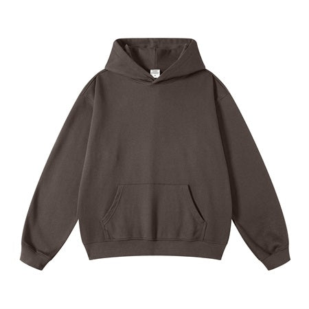 Solid Color Kangaroo Pocket Hoodie-INNBLAC Fashion Apparel