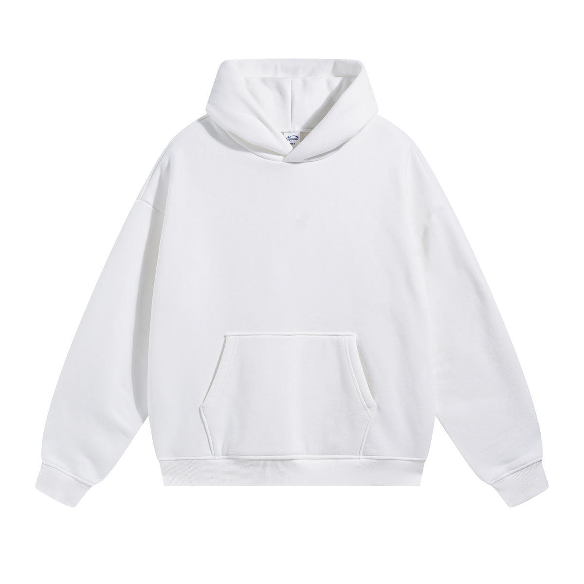 Solid Color Plush Lining Pullover Hoodie-INNBLAC Fashion Apparel