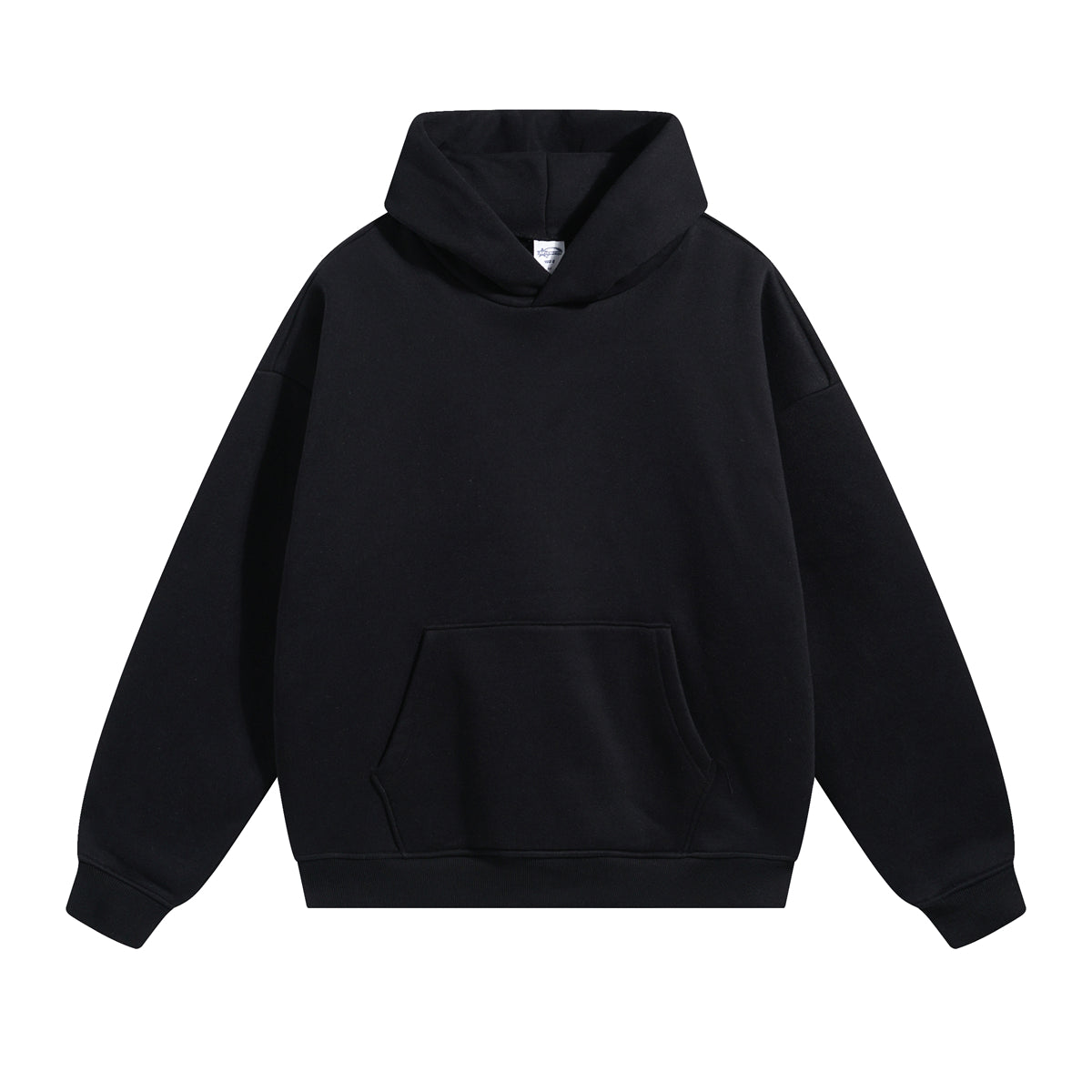 Solid Color Plush Lining Pullover Hoodie-INNBLAC Fashion Apparel