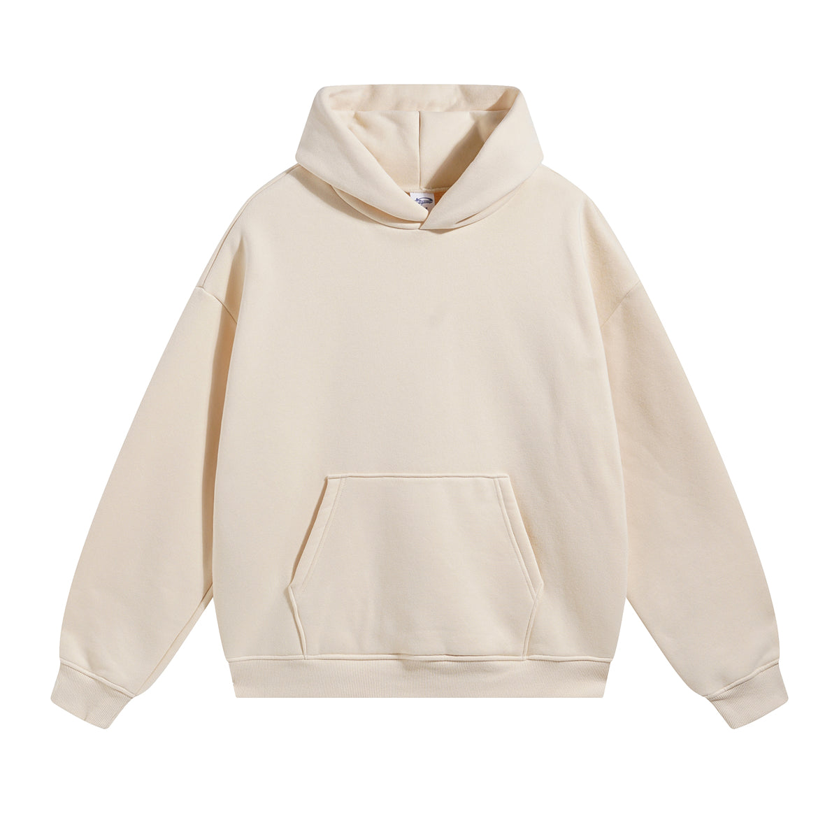 Solid Color Plush Lining Pullover Hoodie-INNBLAC Fashion Apparel