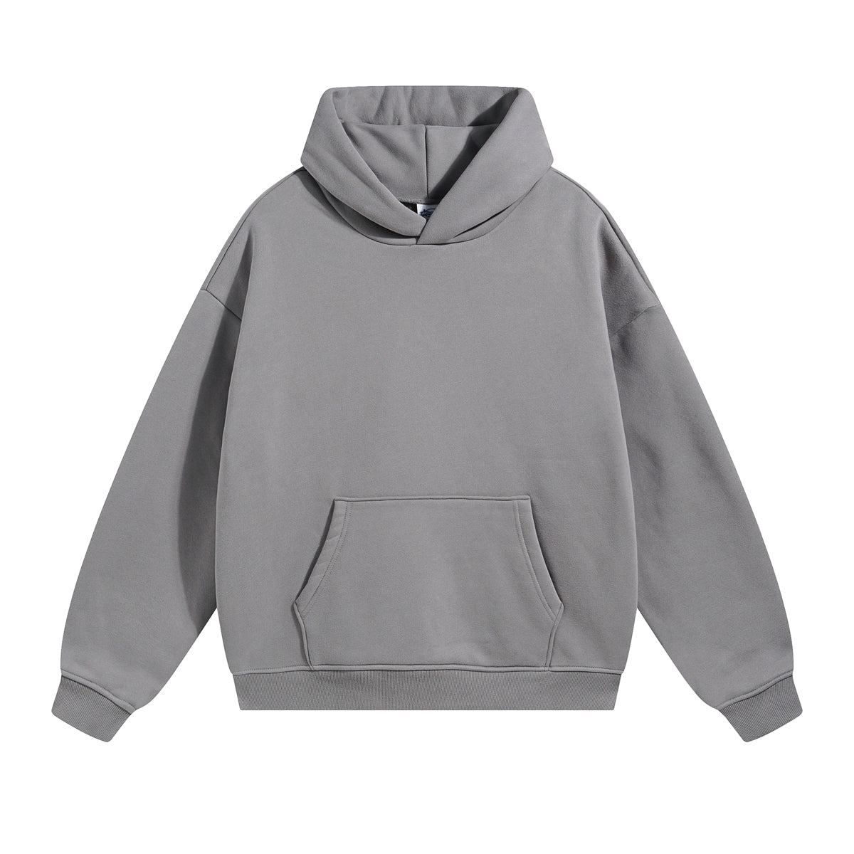 Solid Color Plush Lining Pullover Hoodie-INNBLAC Fashion Apparel