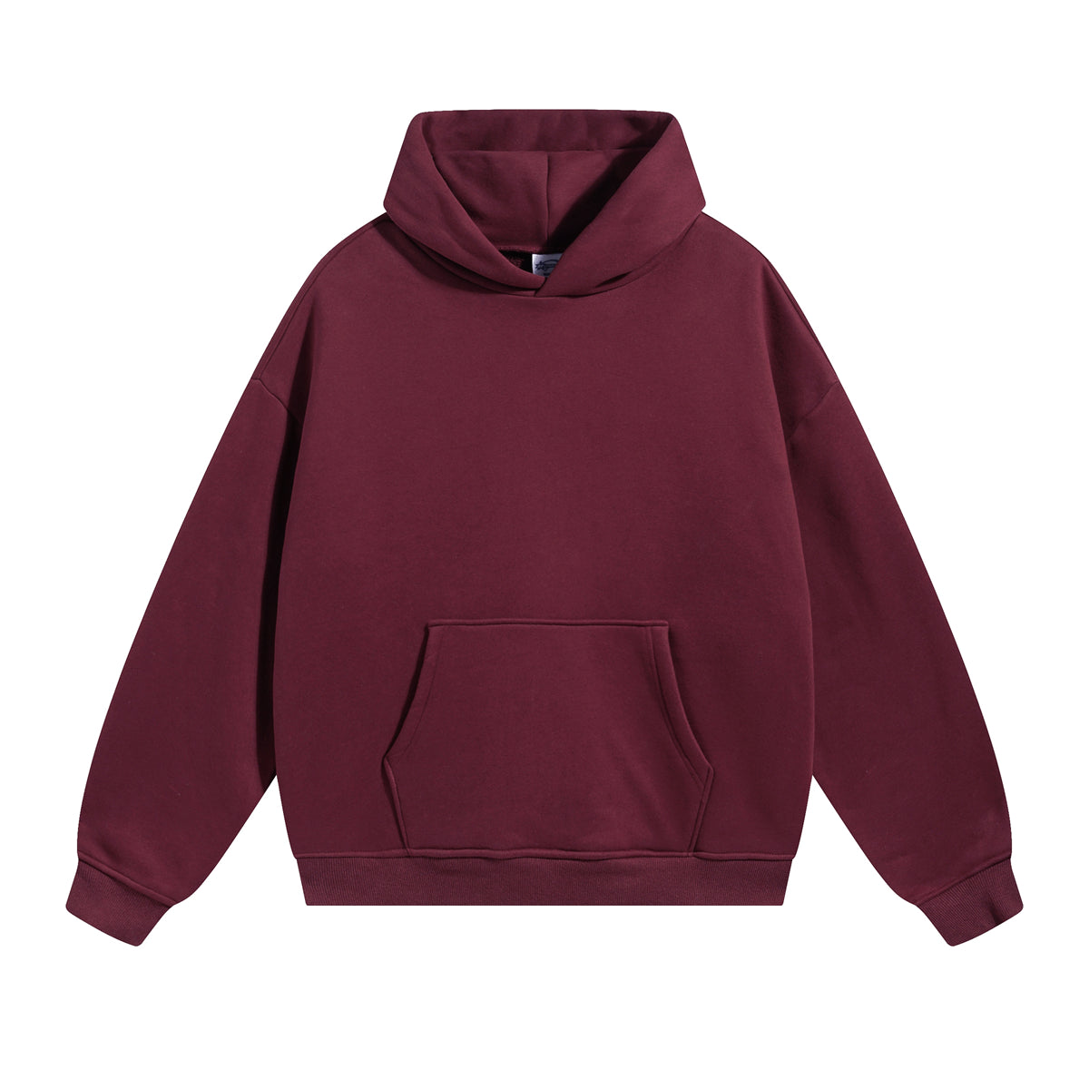 Solid Color Plush Lining Pullover Hoodie-INNBLAC Fashion Apparel