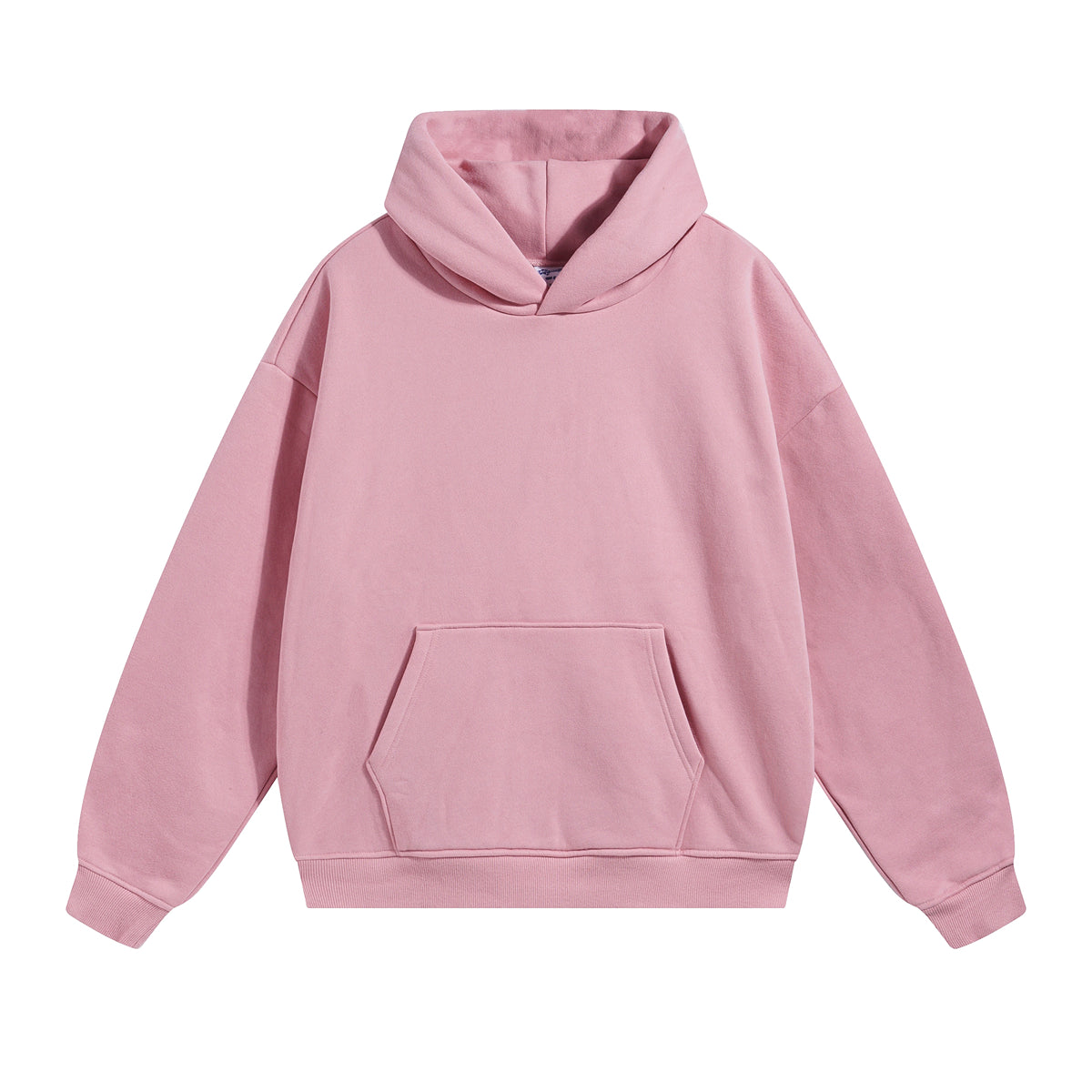 Solid Color Plush Lining Pullover Hoodie-INNBLAC Fashion Apparel