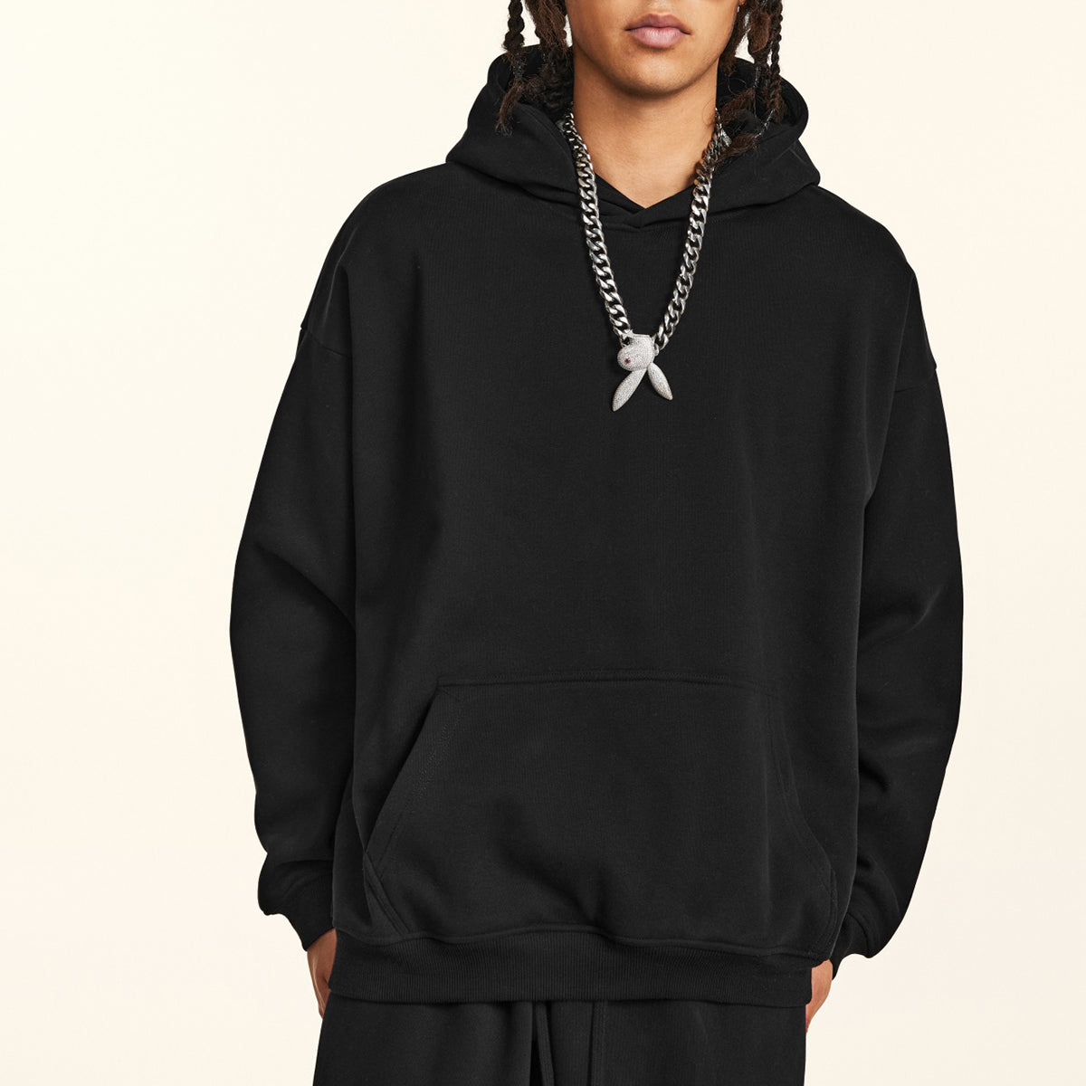 Plush lining Thick Oversized Hoodie-INNBLAC Fashion Apparel