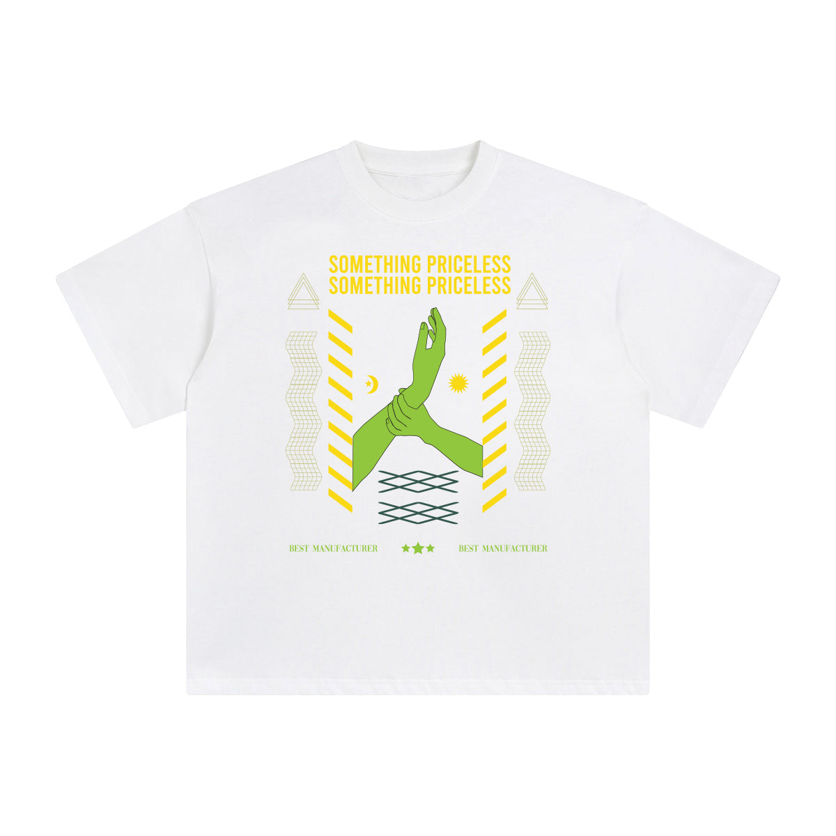 Something Priceless Abstract Graphic Tee-INNBLAC Fashion Apparel