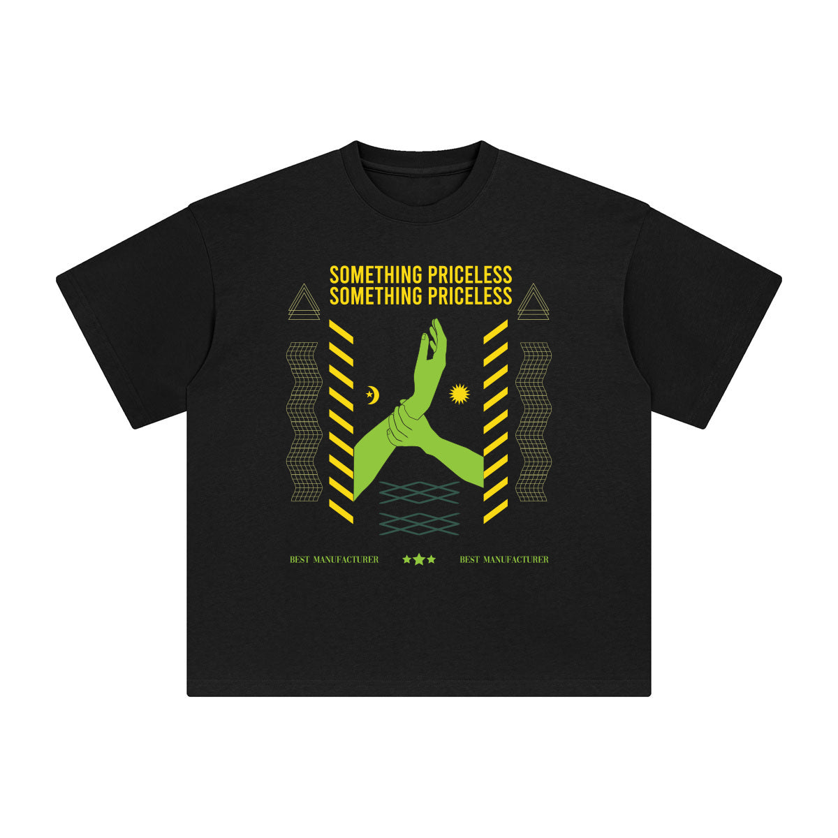 Something Priceless Abstract Graphic Tee-INNBLAC Fashion Apparel