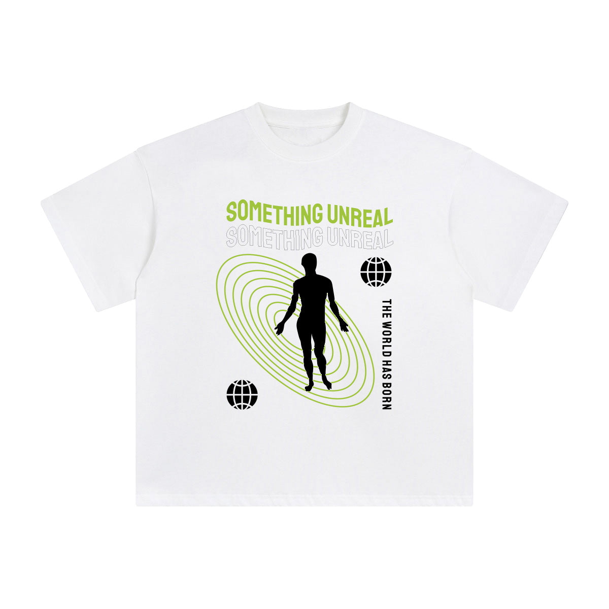 Something Unreal Abstract Graphic Tee-INNBLAC Fashion Apparel