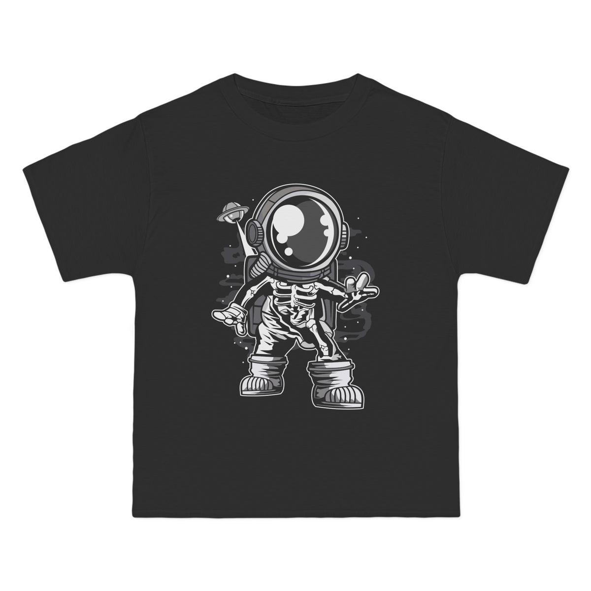 Space Skeleton Graphic T Shirt-INNBLAC Fashion Apparel