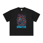 Sportive Japanese Kanji Graphic Tee-INNBLAC Fashion Apparel