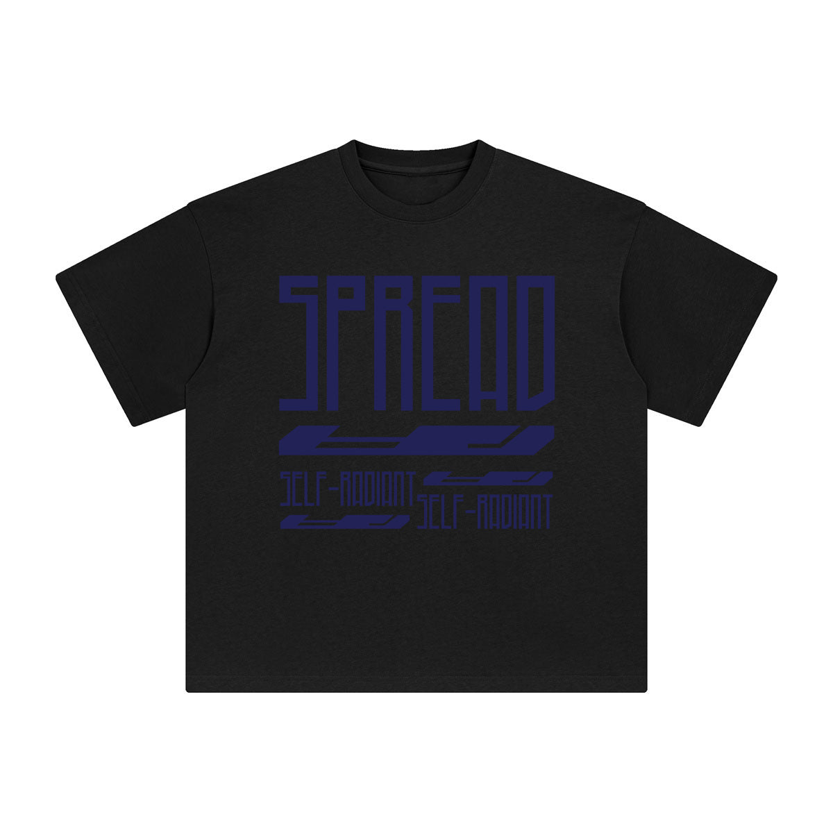 Spread Self Radinant Abstract Graphic Tee-INNBLAC Fashion Apparel
