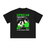 Spread the Hatred Abstract Graphic Tee-INNBLAC Fashion Apparel