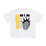 Stay Arrogant Abstract Graphic Tee-INNBLAC Fashion Apparel