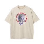 Stay Focus On Goal Always Graphic Washed Tee-INNBLAC Fashion Apparel