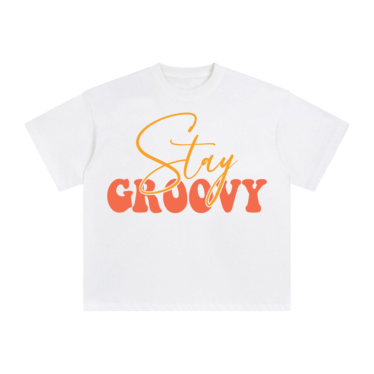 Stay Groovy Graphic Tee-INNBLAC Fashion Apparel