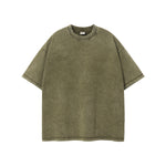Stone Wash Thick Boxy T Shirt 8oz-INNBLAC Fashion Apparel