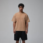 Stone Wash Thick Boxy T Shirt 8oz-INNBLAC Fashion Apparel