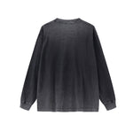 Faded Oversized Sweatshirt-INNBLAC Fashion Apparel