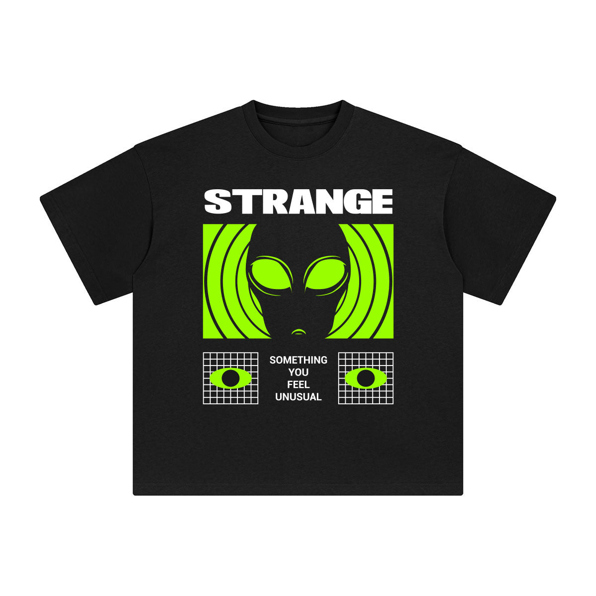 Strange Abstract Graphic Tee-INNBLAC Fashion Apparel