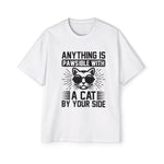 Sunglasses Cat Slogan Graphic Tee-INNBLAC Fashion Apparel