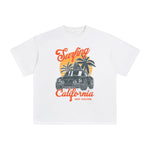 Surfing California Vacation Graphic Tee-INNBLAC Fashion Apparel