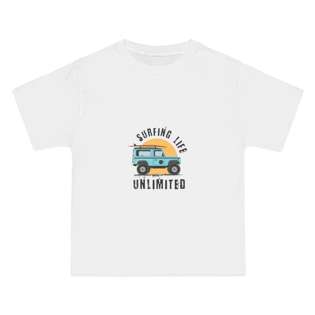 Surfing Life Unlimited Retro T Shirt-INNBLAC Fashion Apparel