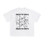 Swallow the Reality Abstract Graphic Tee-INNBLAC Fashion Apparel