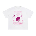 Teenage Abstract Graphic Tee-INNBLAC Fashion Apparel