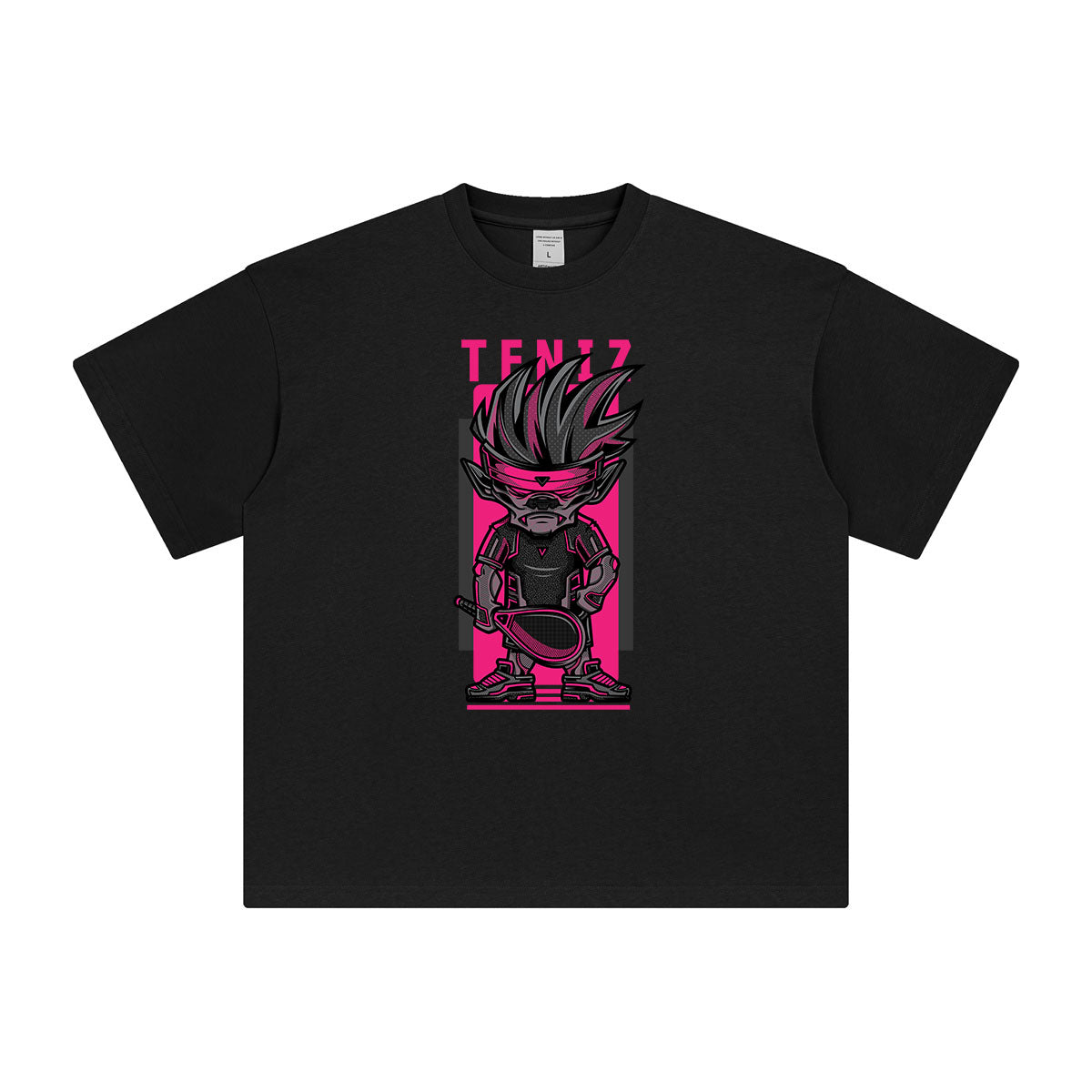 Teniz Sports Monster Graphic Tee-INNBLAC Fashion Apparel