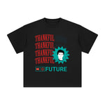 Thankful Abstract Graphic Tee-INNBLAC Fashion Apparel