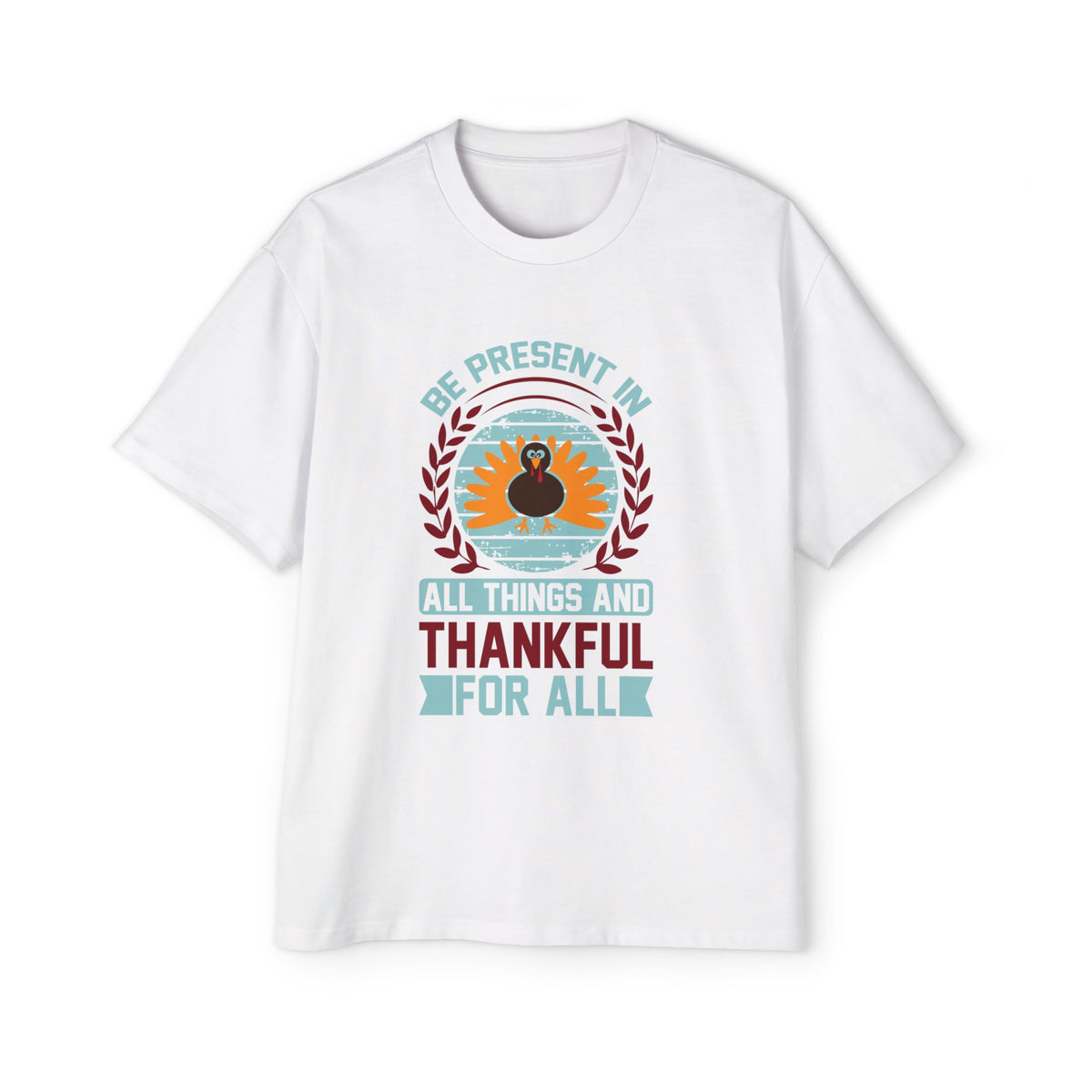 Thankful Slogan Graphic Tee-INNBLAC Fashion Apparel