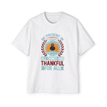 Thankful Slogan Graphic Tee-INNBLAC Fashion Apparel