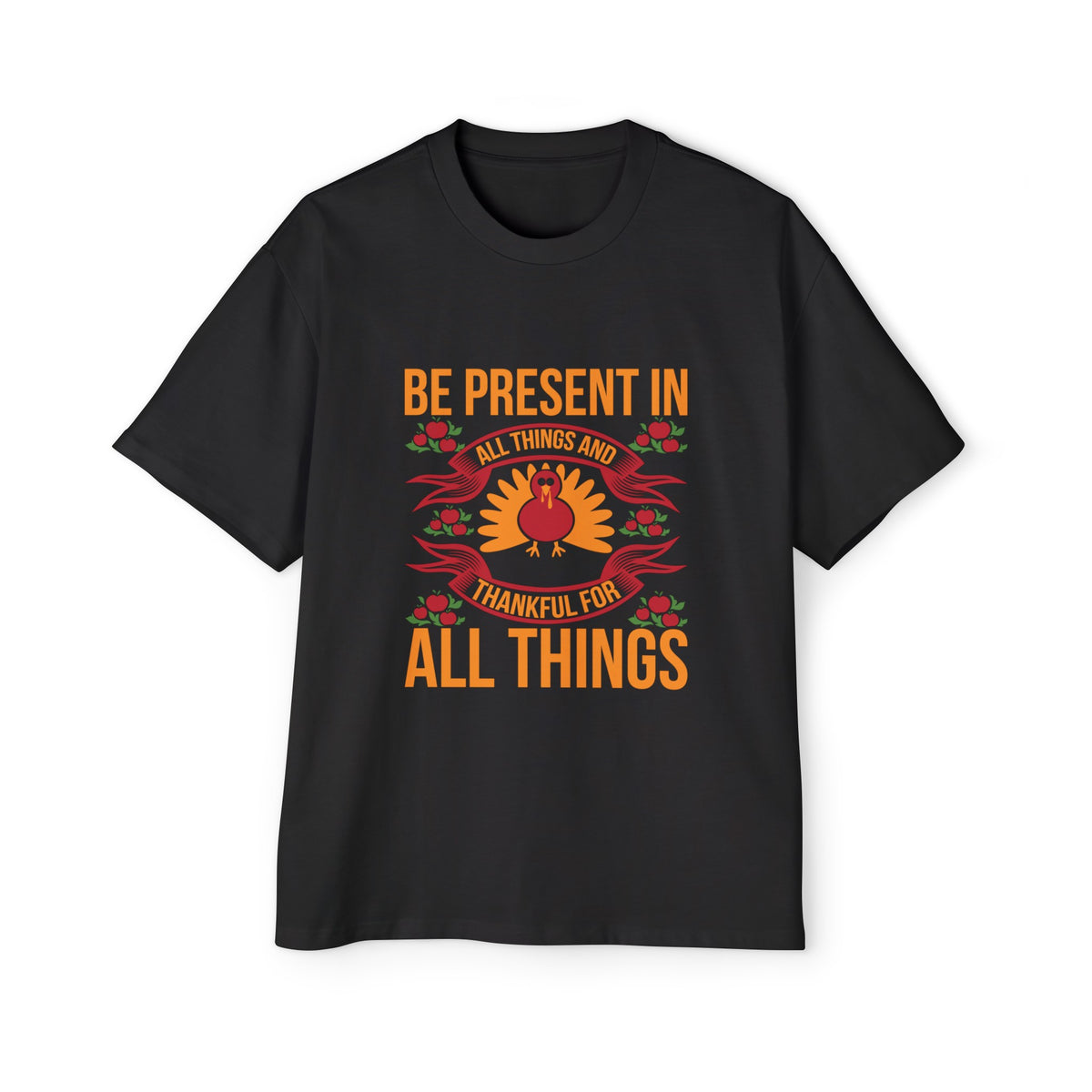 Thankful Slogan Graphic Tee-INNBLAC Fashion Apparel