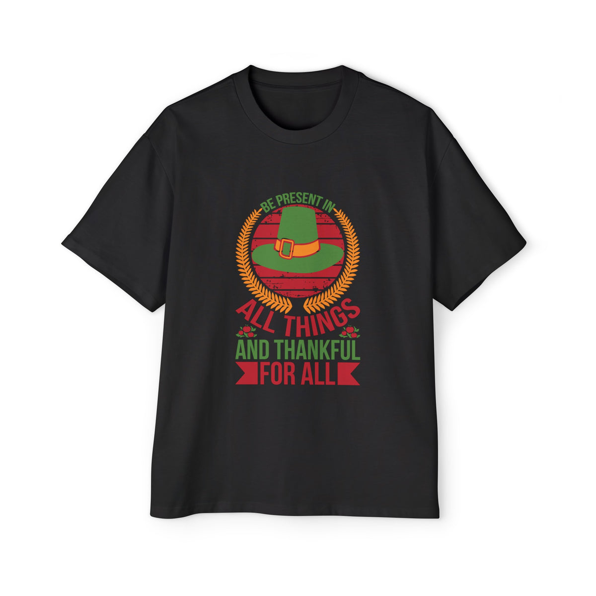 Thankful Slogan Retro Graphic Tee-INNBLAC Fashion Apparel