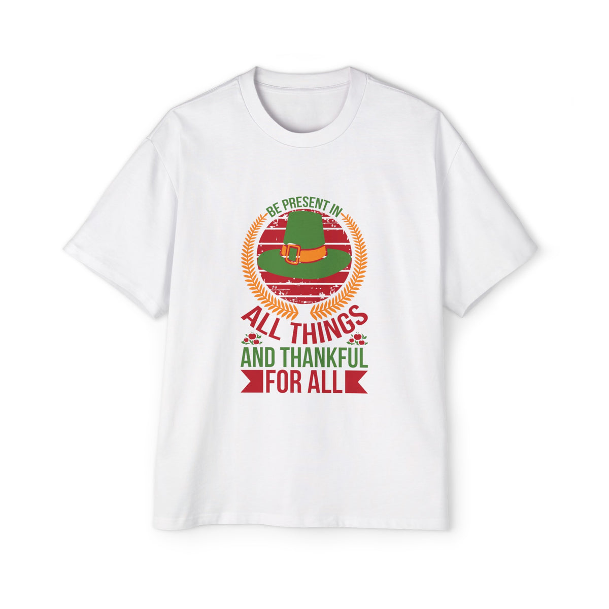 Thankful Slogan Retro Graphic Tee-INNBLAC Fashion Apparel