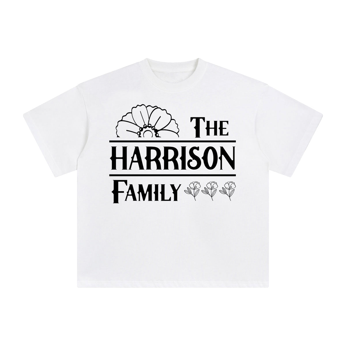 The Harrison Family Graphic Tee-INNBLAC Fashion Apparel
