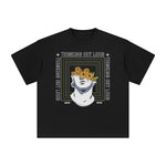 Thinking Out Loud Abstract Graphic Tee-INNBLAC Fashion Apparel